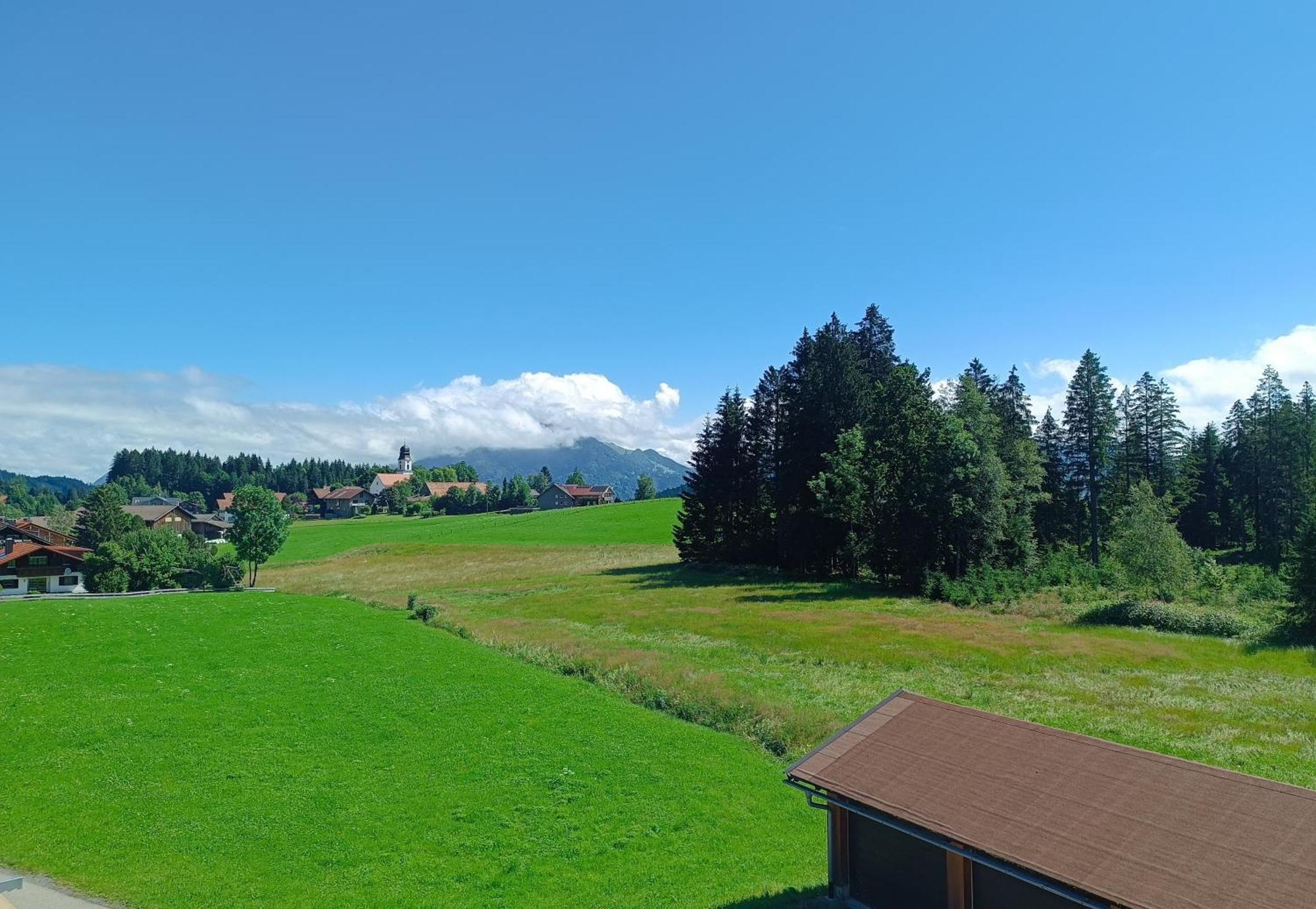Gipfelblick Appartement Ofterschwang Buitenkant foto